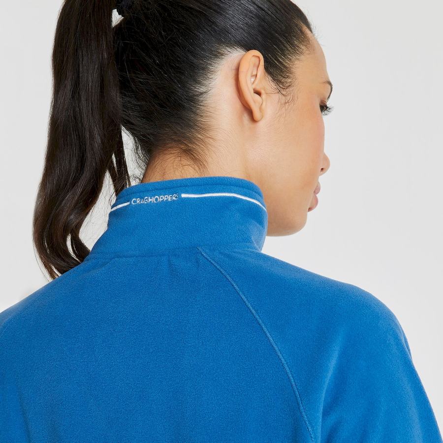 Women's Craghoppers Miska Half Zip Sweaters Blue | FKE7285AG