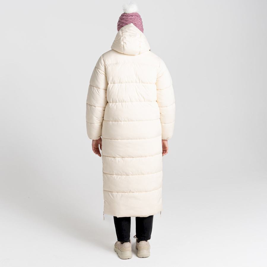 Women's Craghoppers Narlia Insulated Hooded Jackets White | TYE8196EB