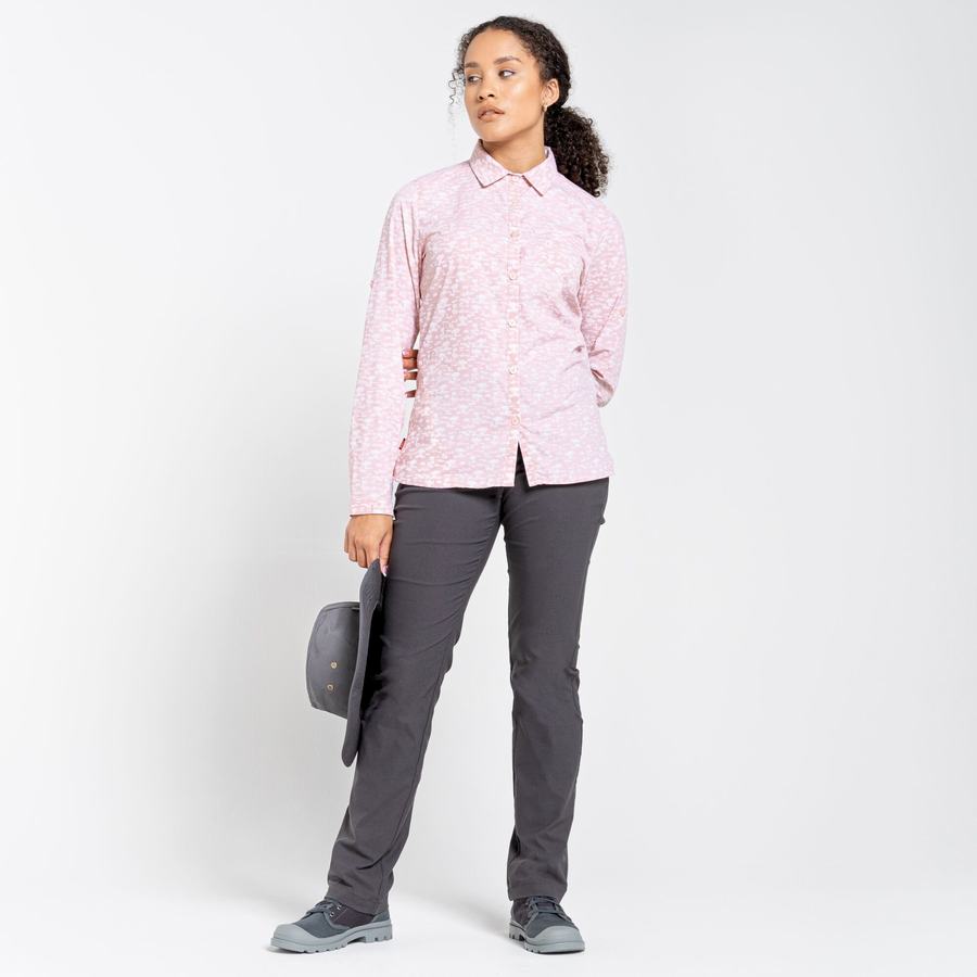 Women's Craghoppers NosiLife Clara II Trousers Grey | OME9162UZ