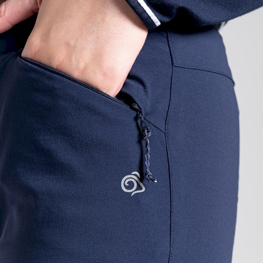 Women's Craghoppers NosiLife Pro Active Trousers Blue Navy | FVC7987II