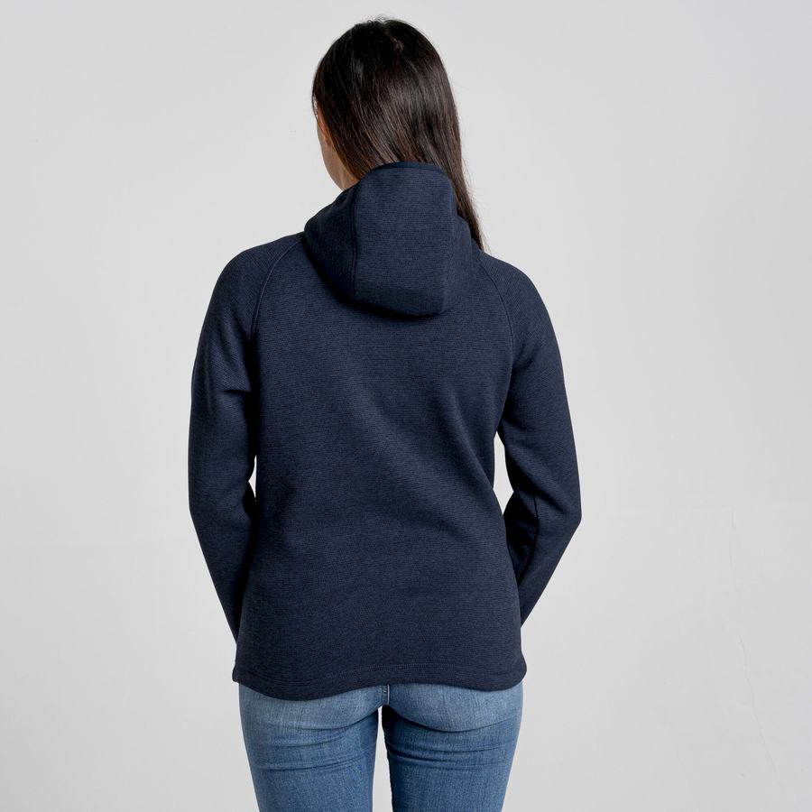 Women's Craghoppers Silvia Hooded Jackets Blue Navy | JNI9895SM