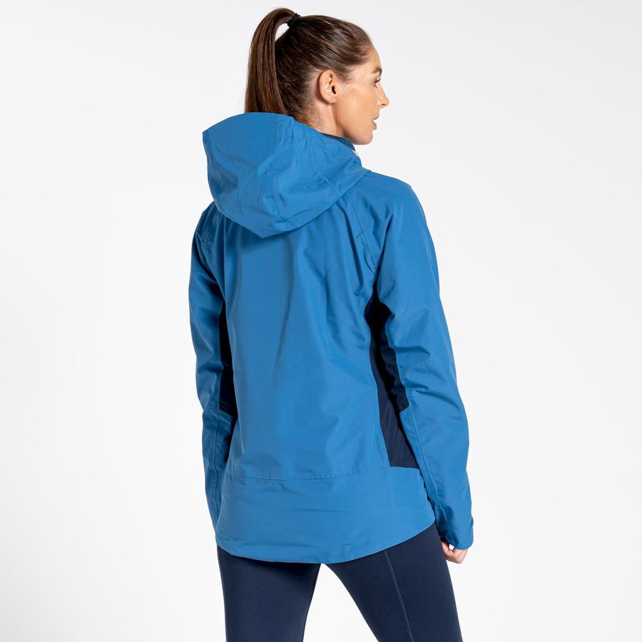 Women's Craghoppers Waterproof Atlas Jackets Blue Navy | JAN748FE
