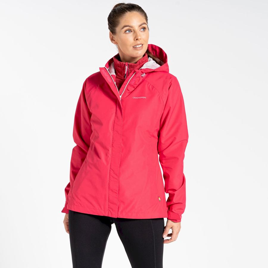 Women's Craghoppers Waterproof Orion Jackets Purple Flower | WYP9085HX