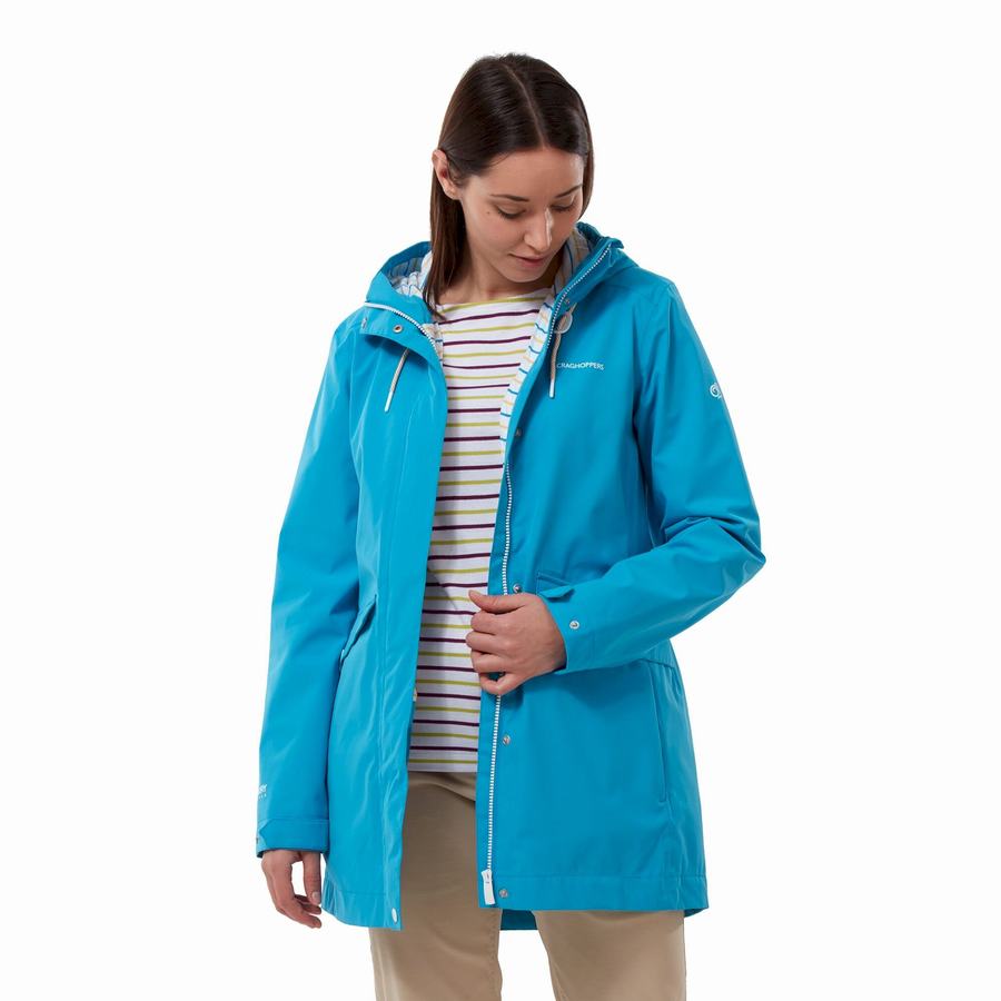 Women's Craghoppers Waterproof Salia Jackets Navy Blue | QYB9046GP