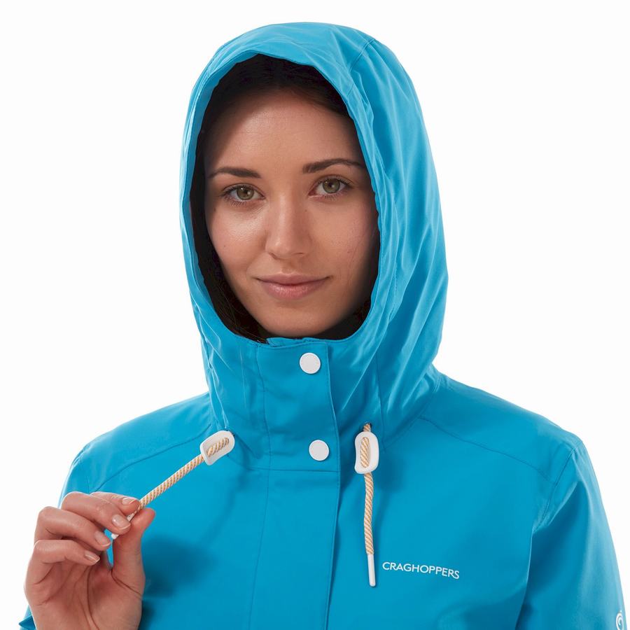 Women's Craghoppers Waterproof Salia Jackets Navy Blue | QYB9046GP